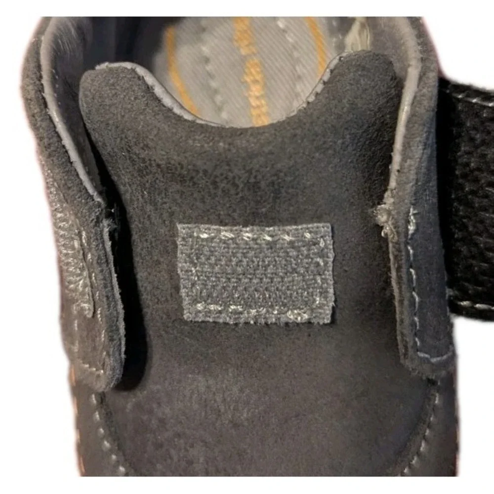Stride Rite Infant Kid's Soft Motion SM Kellen Sneaker Leather Blue Gray Size 3W